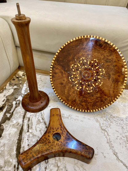 Round Decor coffee table Clean Lines and Natural Finishes