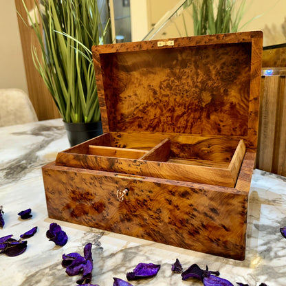 Thuya Wooden Box organizer Keepsake