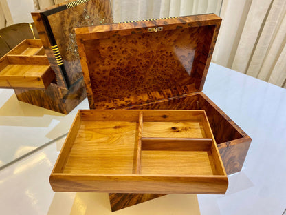 Jewelry organizer box With Lock