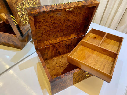 Jewelry organizer box With Lock