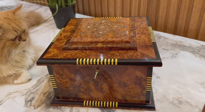 Luxury jewellery Box Organizer with key